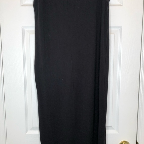 REITMANS Women’s Black Maxi asymmetrical skirt size Medium - Picture 4 of 7